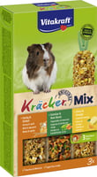 Kräcker Trio-Mix - Snacks para porquinhos-da-índia - Embalagem com 3 Kräckers