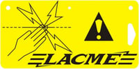 Placa indicadora cerca eléctrica LACME