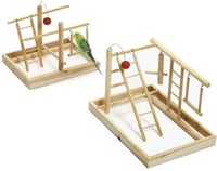Spielplatz aus Holz für kleine Vögel