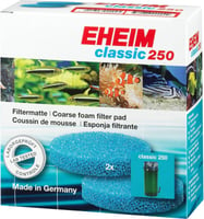 Cuscini in spugna per acquario blu filtrante x2 per filtro acquario Eheim Classic 2213 e classic 250