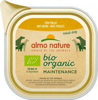  ALMO NATURE Bio Organic Maintenance - Paté Orgánico para Perro Adulto 300g