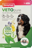 Coleira repelente antiparasitária para cães grandes - VETOpure