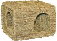 Casota vegetal XL feita de erva para animais roedores