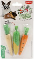 Croq' Gemüse aus Holz - Spielzeug für Nagetiere