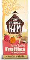 Supreme Tiny Friends Farm Russel Rabbit Fruitees Biscuits Croustillants cerises et abricots lapin 