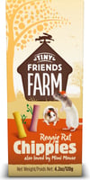  TINY FRIENDS FARM Reggie Rat & Mimi Mouse Chippies Galletas de Patata para Ratones y Ratas