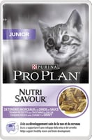 PRO PLAN NutriSavour Junior Comida húmeda para gatitos Pavo en salsa