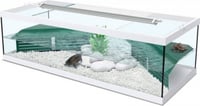 Aquarium Tortum mit Filter in weiß