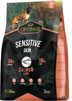 OPTIMUS Sensitive Skin Salmone & Riso per cani