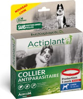 ACTI COLLIER für mittelgroße Hunde 60cm in rot