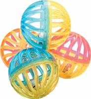  Set de 4 esferas con cascabel para gatos, 4 cm 