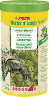 Sera Herbs’n’Loops Nature Snack für pflanzenfressende Reptilien - 120g