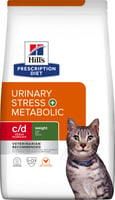 HILL'S Prescription Diet c/d Urinary Stress Multicare + Metabolic ração para Gato com Frango