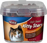 Soft Snack Kitty Stars - snacks para gatos com sabor a cordeiro e salmão