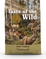 TASTE OF THE WILD Pine Forest Sem Cereais de Veado para cão