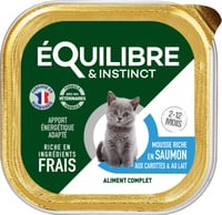 Equilibre & Instinct Mousse para gato jovem - 2 sabores à escolha