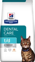 HILL'S Prescription Diet t/d Dental Croquetes para gato adulto de frango