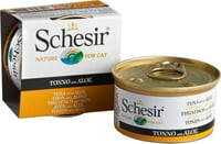 SCHESIR Gatos Senior comida húmeda en gelatina 85g para gatos mayores