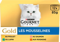 GOURMET GOLD Les Mousselines comida húmeda para gatos