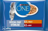 Purina One Gatos esterilizados sobres en salsa