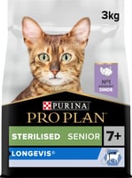 Ração seca para gato idoso esterilizado PRO PLAN Sterilised Senior 7+ Longevis