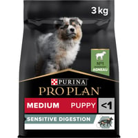 Pro Plan Medium Puppy Sensitive Digestion OPTIDIGEST Ração seca sem cereais para cachorros sabor carneiro