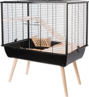 Cage pour lapin et grands rongeurs - H87,5 cm Zolux NEO Muki noire