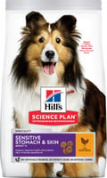 Hill's Science Plan Canine Adult Sensitive Stomach & Skin pour chien adulte de taille moyenne au poulet