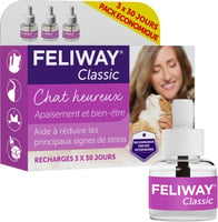 Pack 3 navullingen voor Feliway Classic