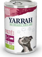 Yarrah Bio Paté ecológico para perros adultos 400g - 2 recetas para escoger