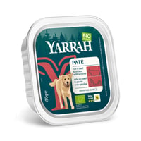 Yarrah Bio 150g Graanvrije Natvoer voor Volwassen Honden - 4 smaken naar keuze
