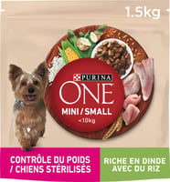Purina ONE Mini croquetes para cães pequenos de Controle de Peso
