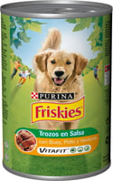 Friskies für Hund Adult Paté in Sauce mit Fleischstücken