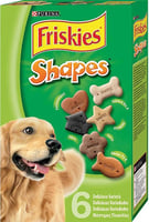 Petiscos Friskies Shapes sortido de biscoitos para cães