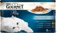 GOURMET Perle Finas láminas en salsa para gatos - 4x85gr
