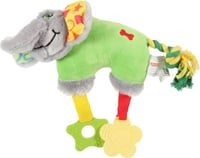 Brinquedo 1ª idade (peluche com som e anel de mastigação) "Elefante"