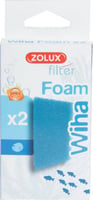 Cartuccia schiuma blu per filtro di acquari Wiha (x2)