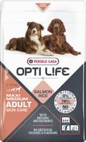 Opti Life Adult Skin Care Medium & Maxi con salmón para perro adulto de tamaño mediano y grande