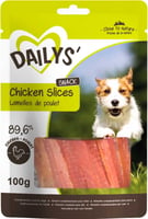 Snacks 100% natürliche Hühnchenstreifen für Hunde DAILYS