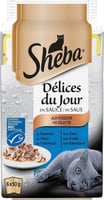 Sheba "Délices du jour" patè per gatti adulti - 3 varietà a scelta