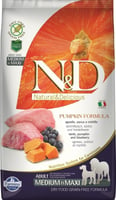 FARMINA N&D Grain Free Zucca Agnello & Mirtilli per cani adulti di taglia media e grande