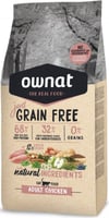 Ownat Just Grain free Adult per gatti adulti, gusto pollo, senza cereali