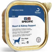 Scatola di 6 Patè CKW Heart & Kidney Support 300g per Cani Adulti