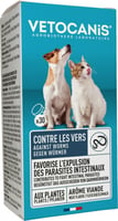 Vétocanis-Tabletten gegen Würmer für Hunde / Katzen