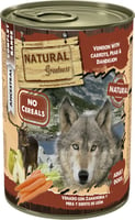 Lata de Paté para cães adultos de todas as raças NATURAL GREATNESS Complet 400g - 7 receitas á escolha - Canguru