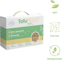 Plantaardige kattenbakvulling TofuPellets Quality Clean - 7 L