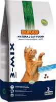 BF PETFOOD - BIOFOOD Croquettes 3-MIX 100% Naturais para Gato Adulto