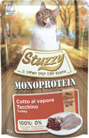 Patè Senza Cereali STUZZY Monoproteico 85g per Gatti Adulti - 2 Gusti a Scelta