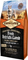 CARNILOVE FRESH Ostrich & Lamb Adulto de Tamanho Pequeno