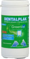 GREEN VET Dentalplak - Zahnpastapulver für Hunde und Katzen